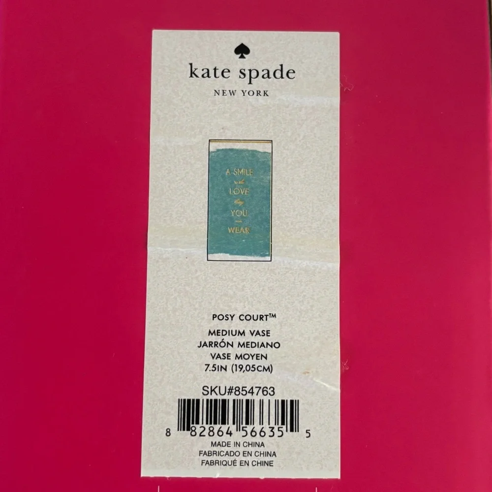 Kate Spade Posy Court Medium Vase